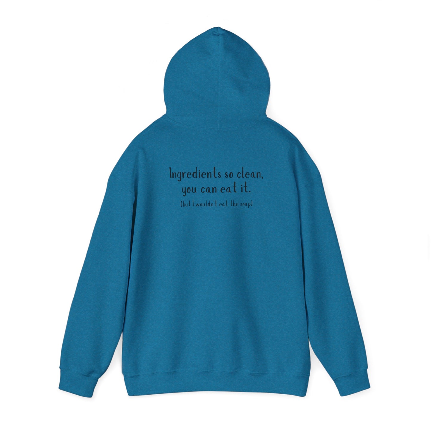 Unisex Heavy Blend™ Hooded Sweatshirt w/ back writing