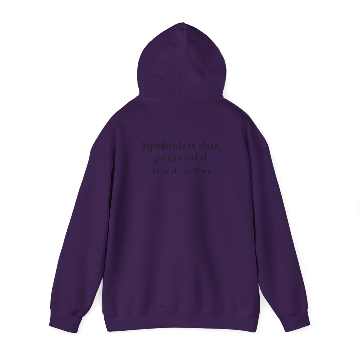 Unisex Heavy Blend™ Hooded Sweatshirt w/ back writing