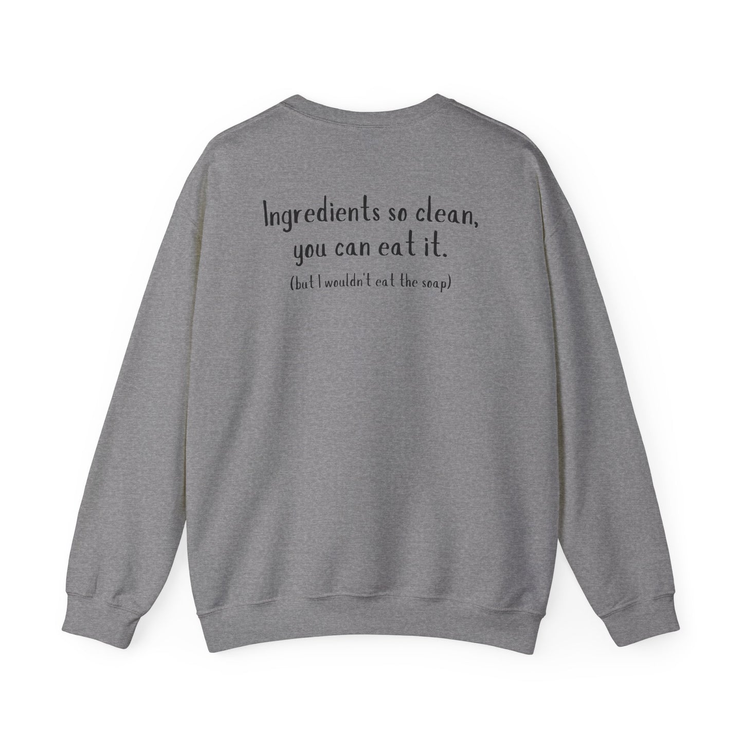 Unisex Heavy Blend™ Crewneck Sweatshirt w/ back writing