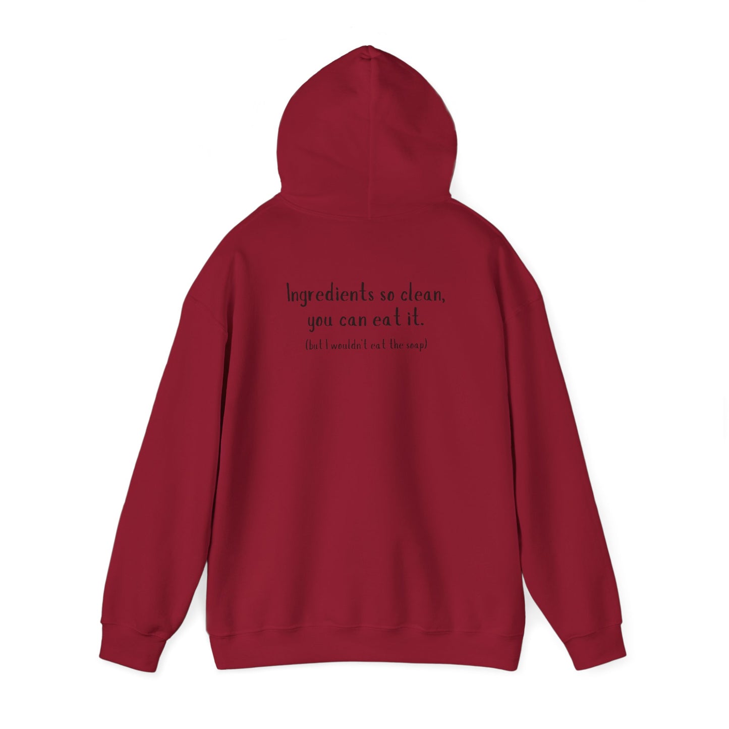 Unisex Heavy Blend™ Hooded Sweatshirt w/ back writing