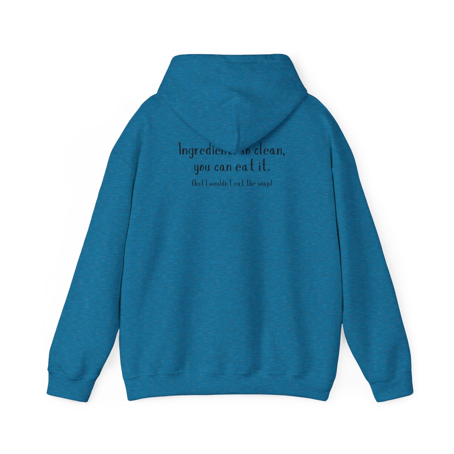 Unisex Heavy Blend™ Hooded Sweatshirt w/ back writing
