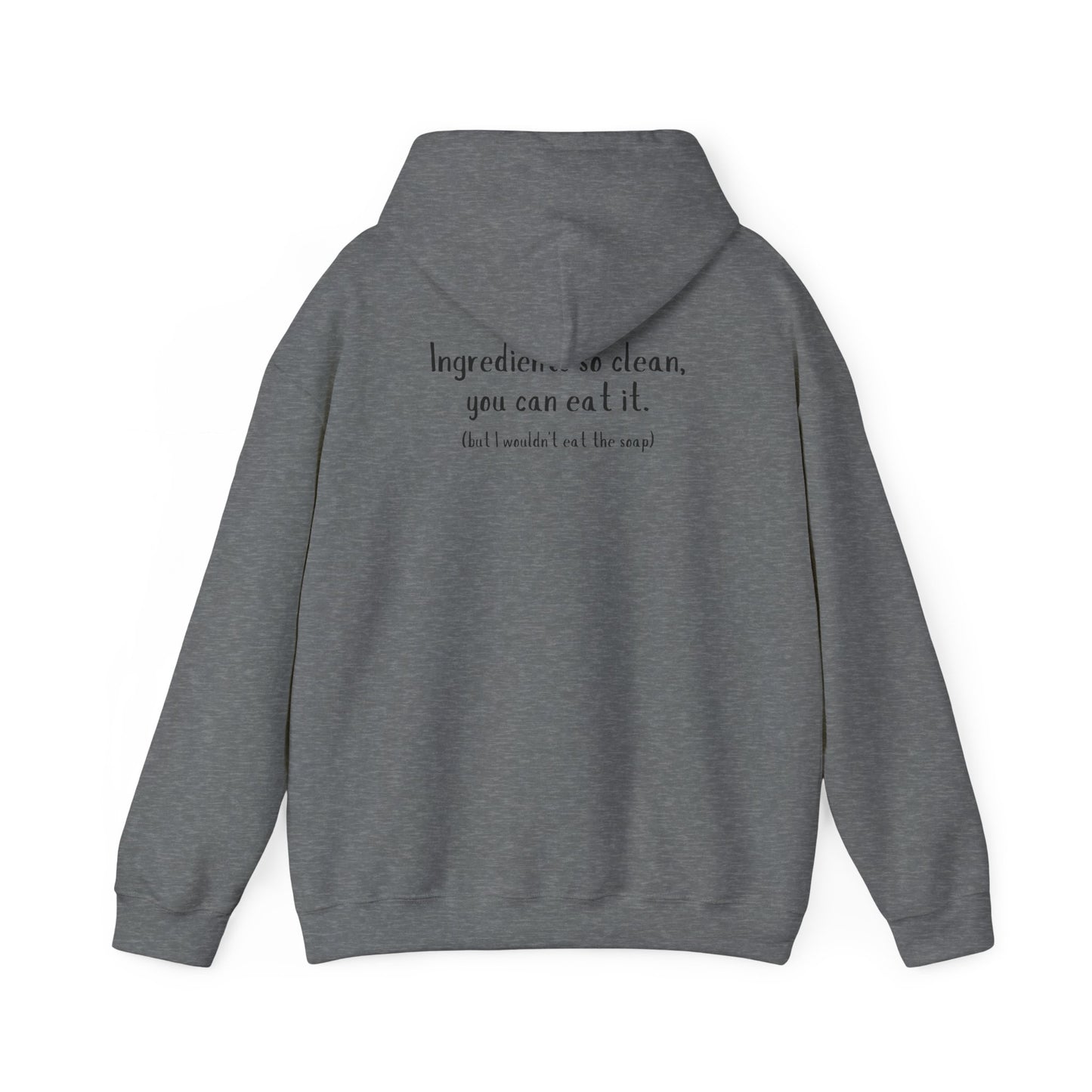 Unisex Heavy Blend™ Hooded Sweatshirt w/ back writing