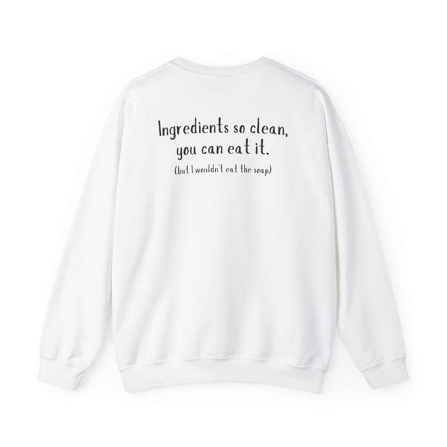 Unisex Heavy Blend™ Crewneck Sweatshirt w/ back writing