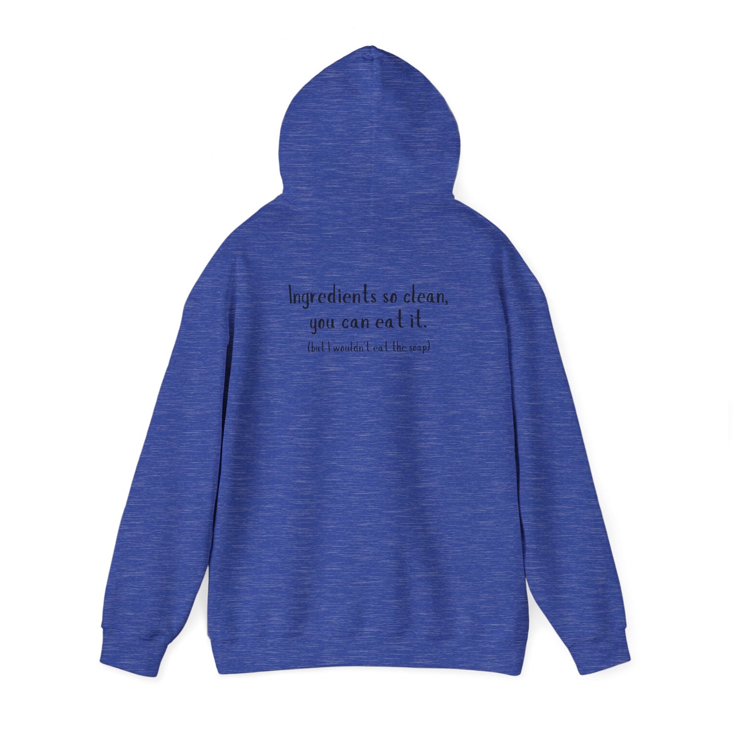 Unisex Heavy Blend™ Hooded Sweatshirt w/ back writing