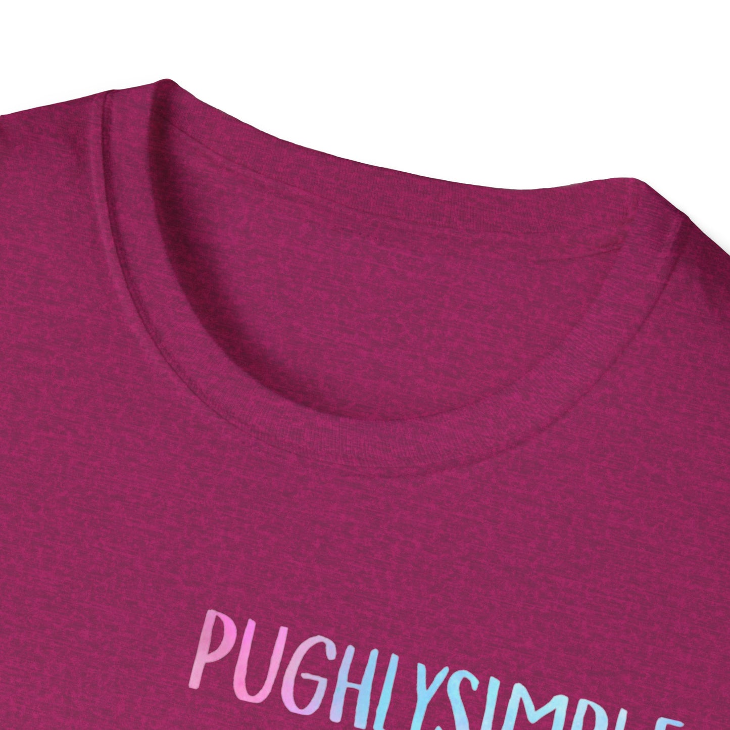 Unisex Softstyle T-Shirt w/back writing