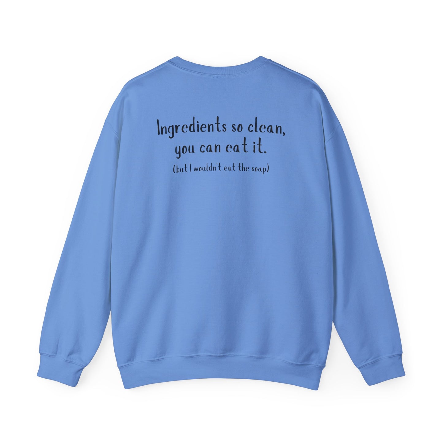 Unisex Heavy Blend™ Crewneck Sweatshirt w/ back writing