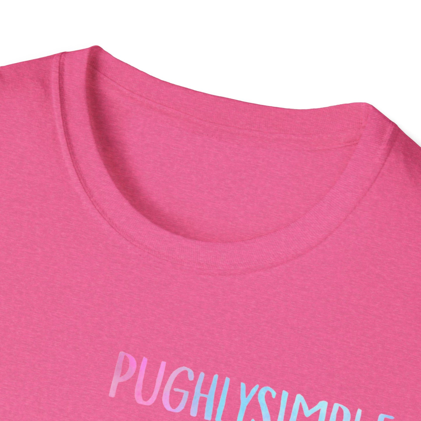 Unisex Softstyle T-Shirt w/back writing