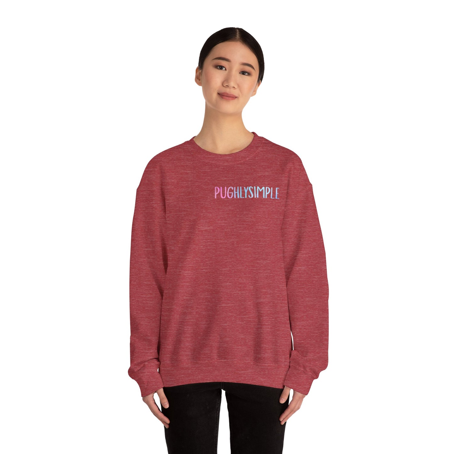 Unisex Heavy Blend™ Crewneck Sweatshirt w/ back writing
