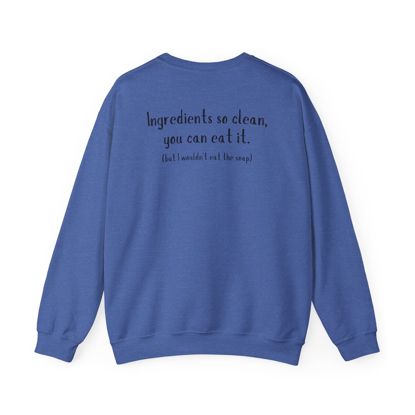 Unisex Heavy Blend™ Crewneck Sweatshirt w/ back writing