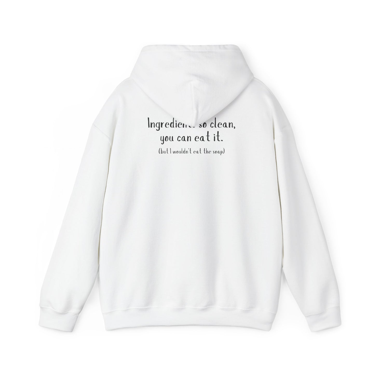 Unisex Heavy Blend™ Hooded Sweatshirt w/ back writing