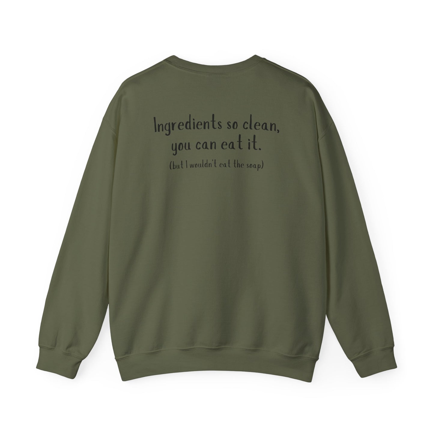 Unisex Heavy Blend™ Crewneck Sweatshirt w/ back writing