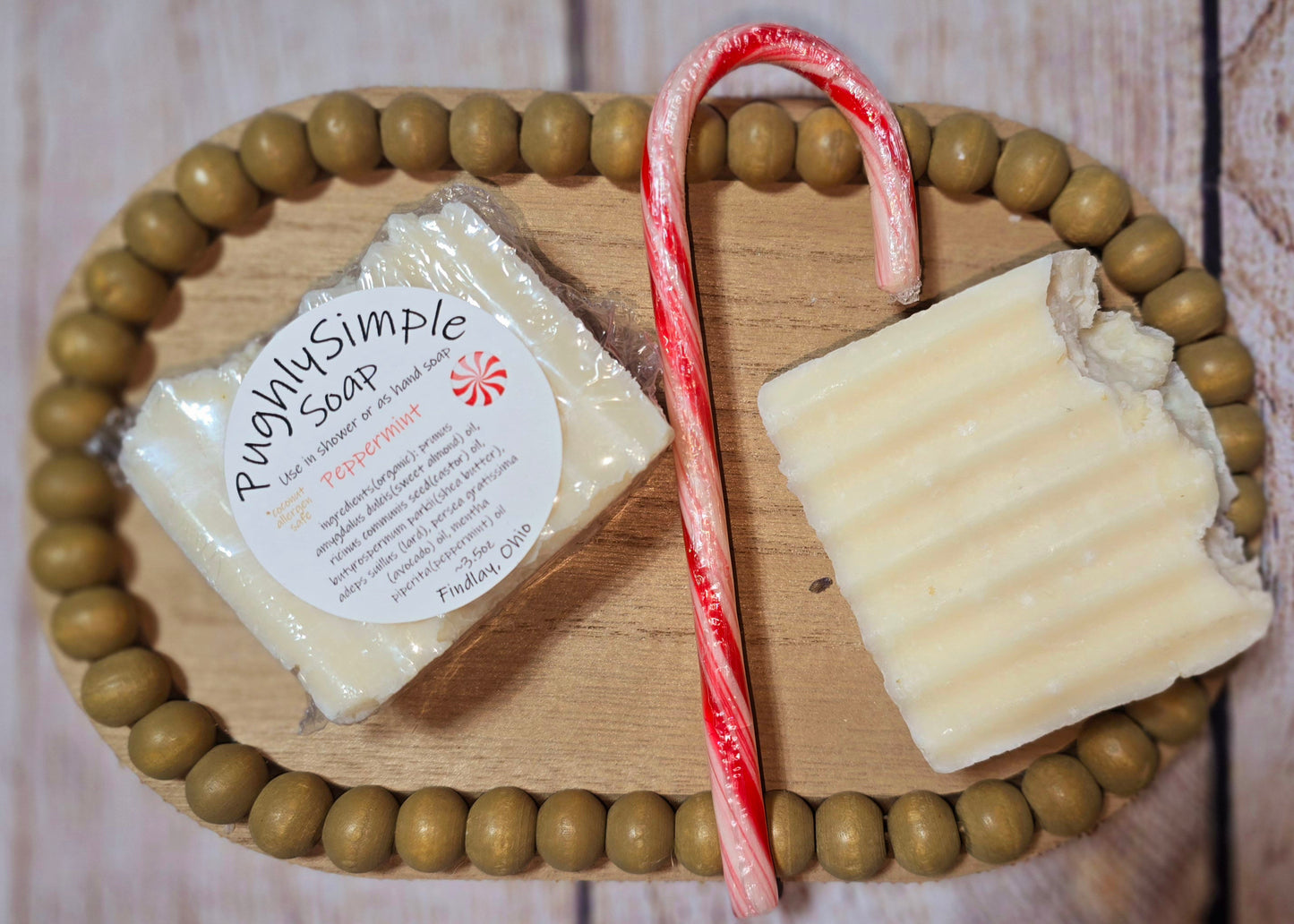 Peppermint Soap - coconut allergen friendly**