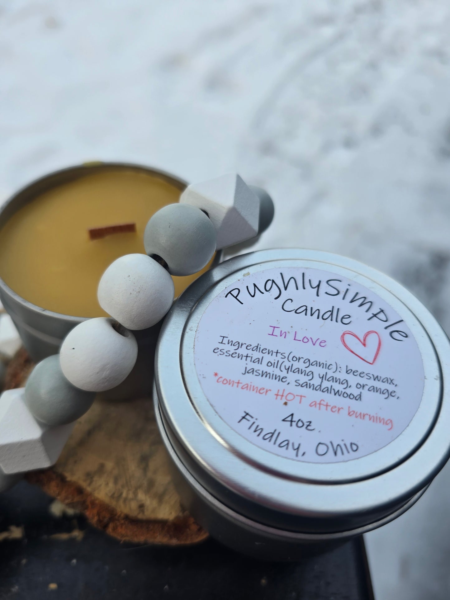 Organic Beeswax Candles