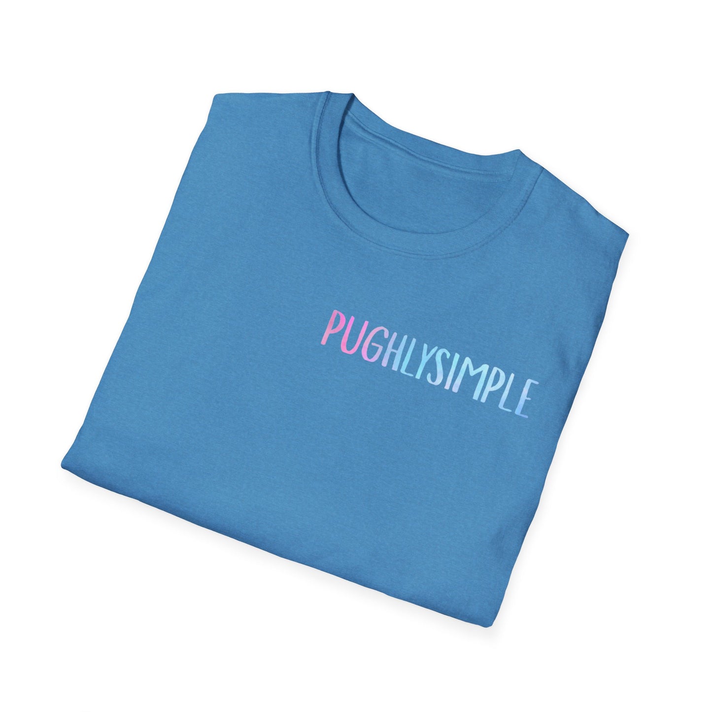 Unisex Softstyle T-Shirt w/back writing