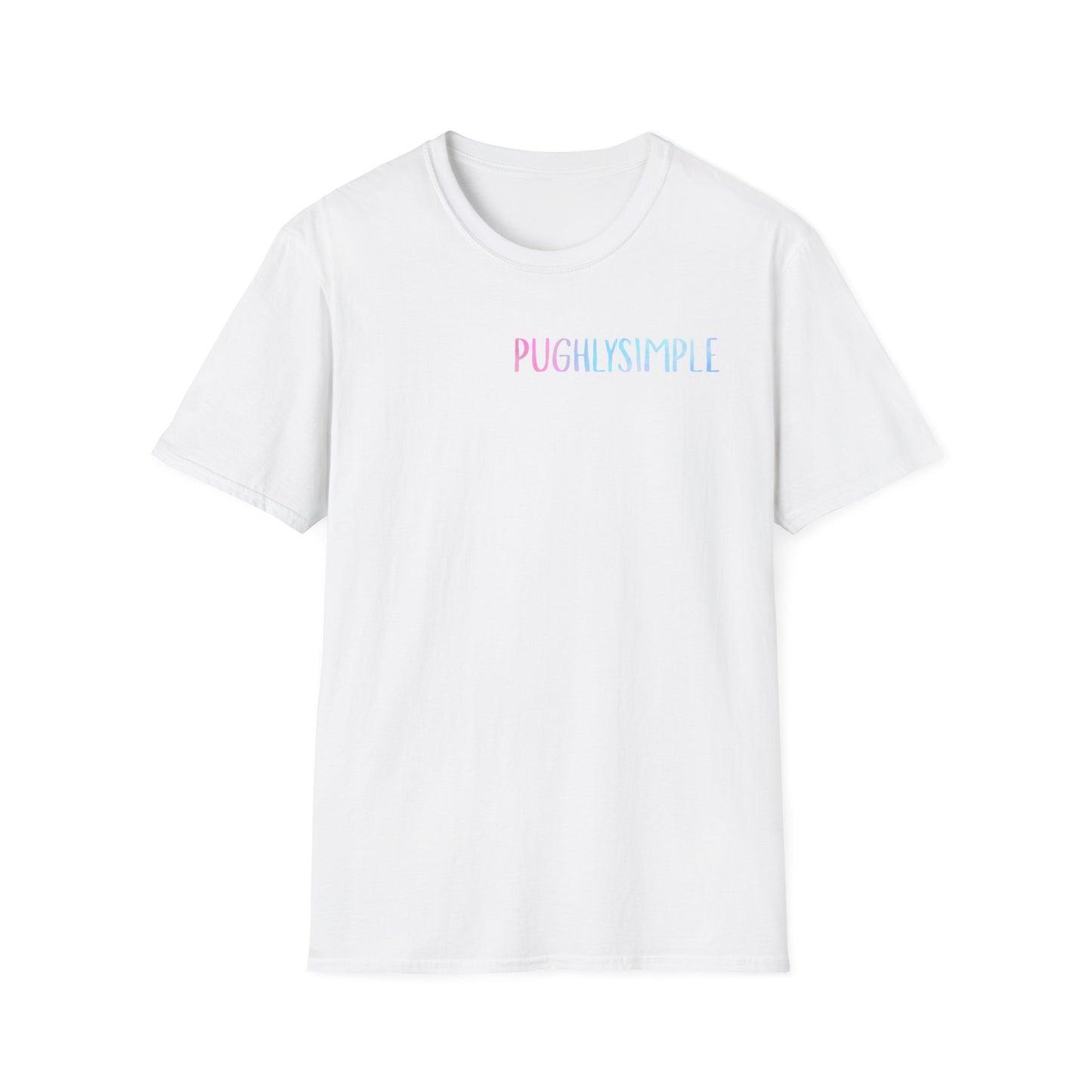 Unisex Softstyle T-Shirt w/back writing