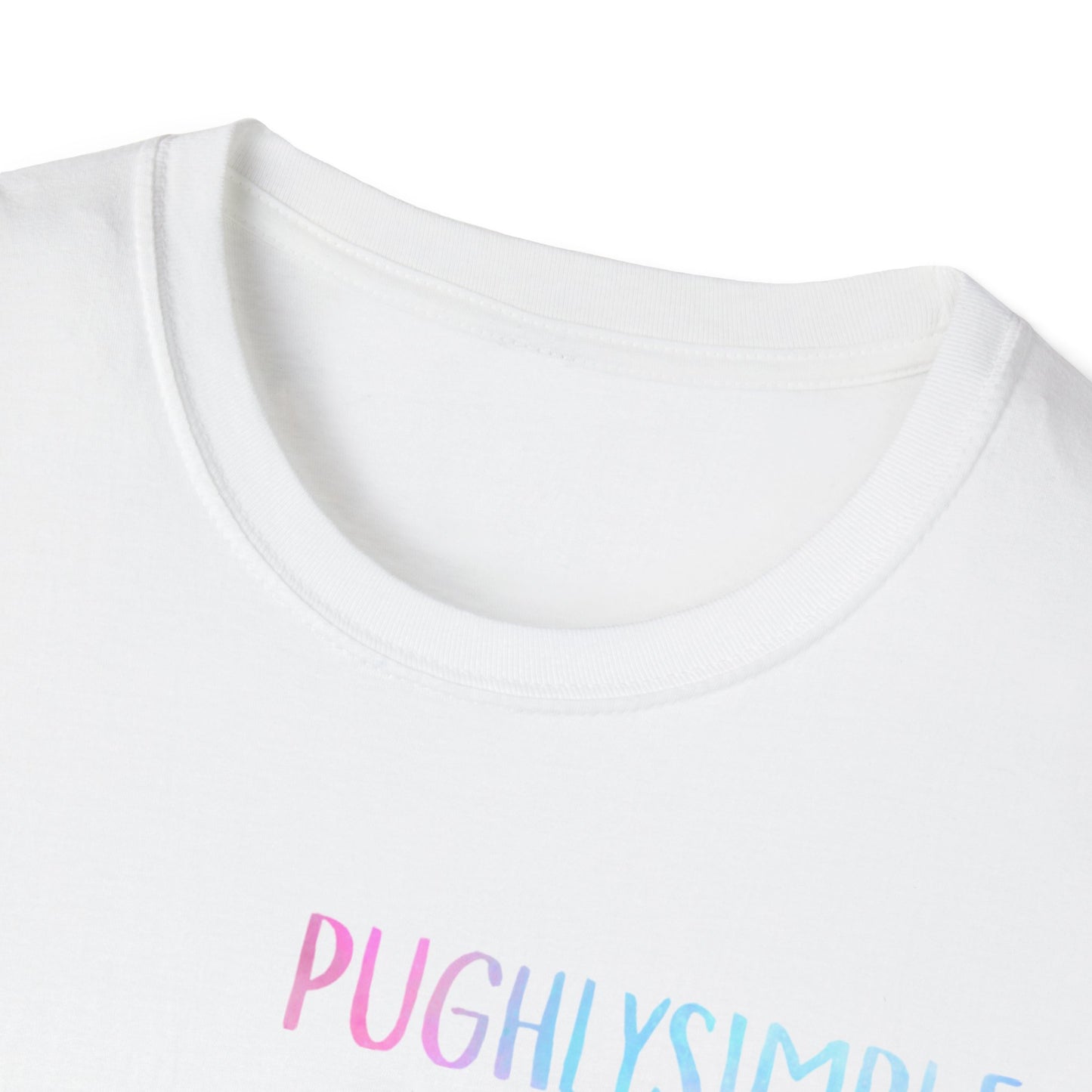 Unisex Softstyle T-Shirt w/back writing