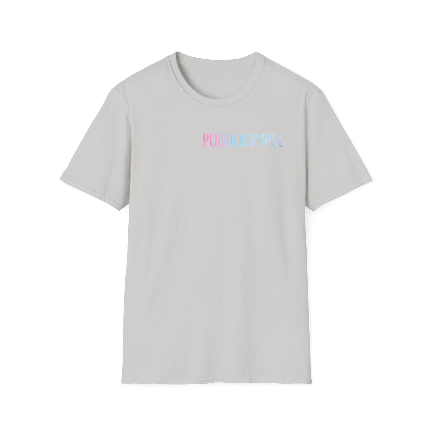 Unisex Softstyle T-Shirt w/back writing