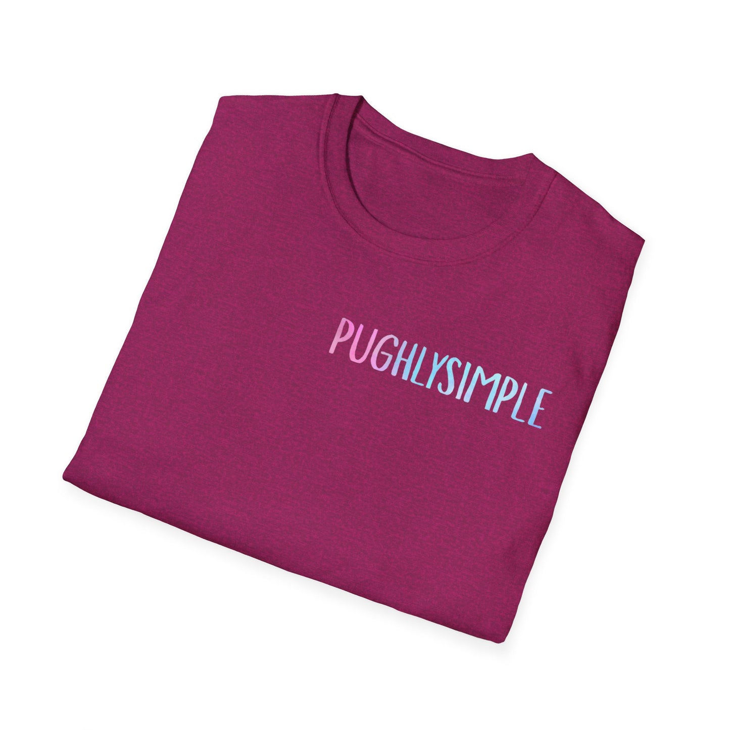 Unisex Softstyle T-Shirt w/back writing