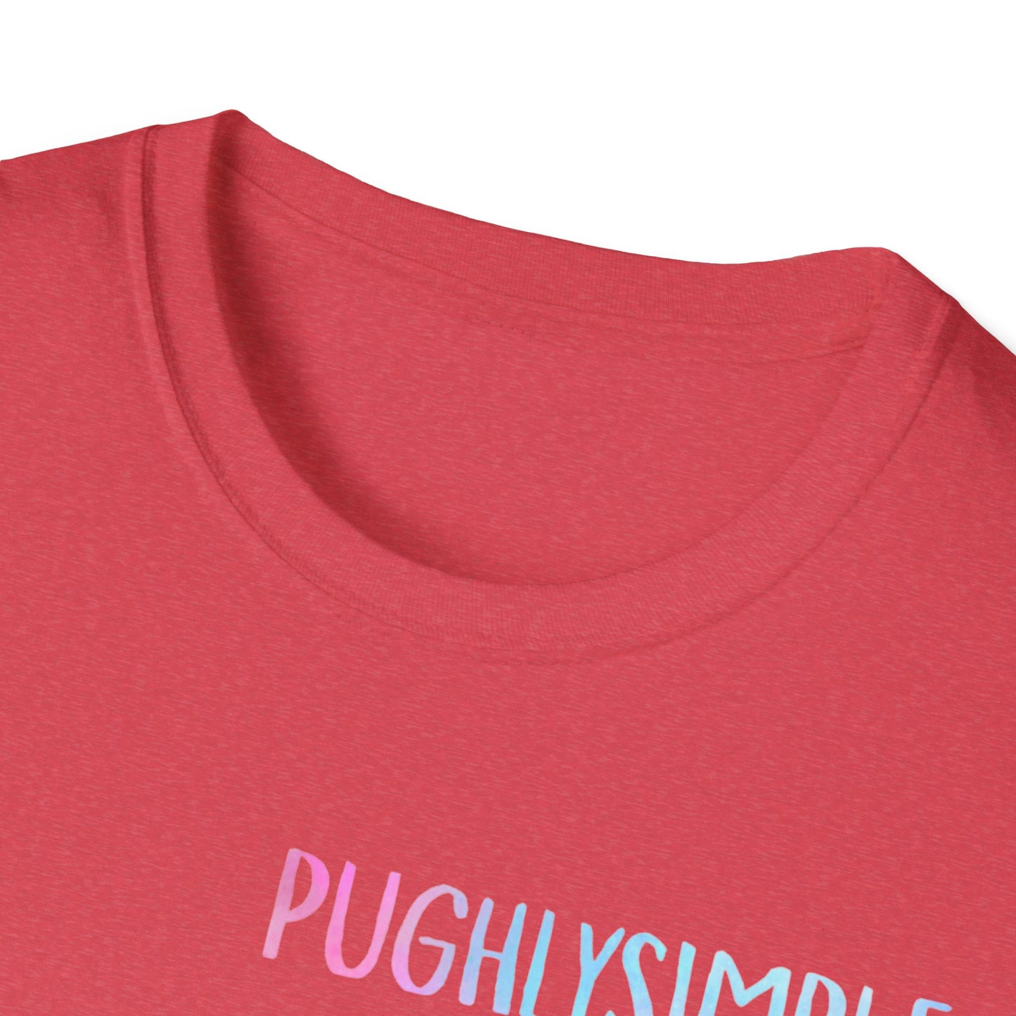Unisex Softstyle T-Shirt w/back writing