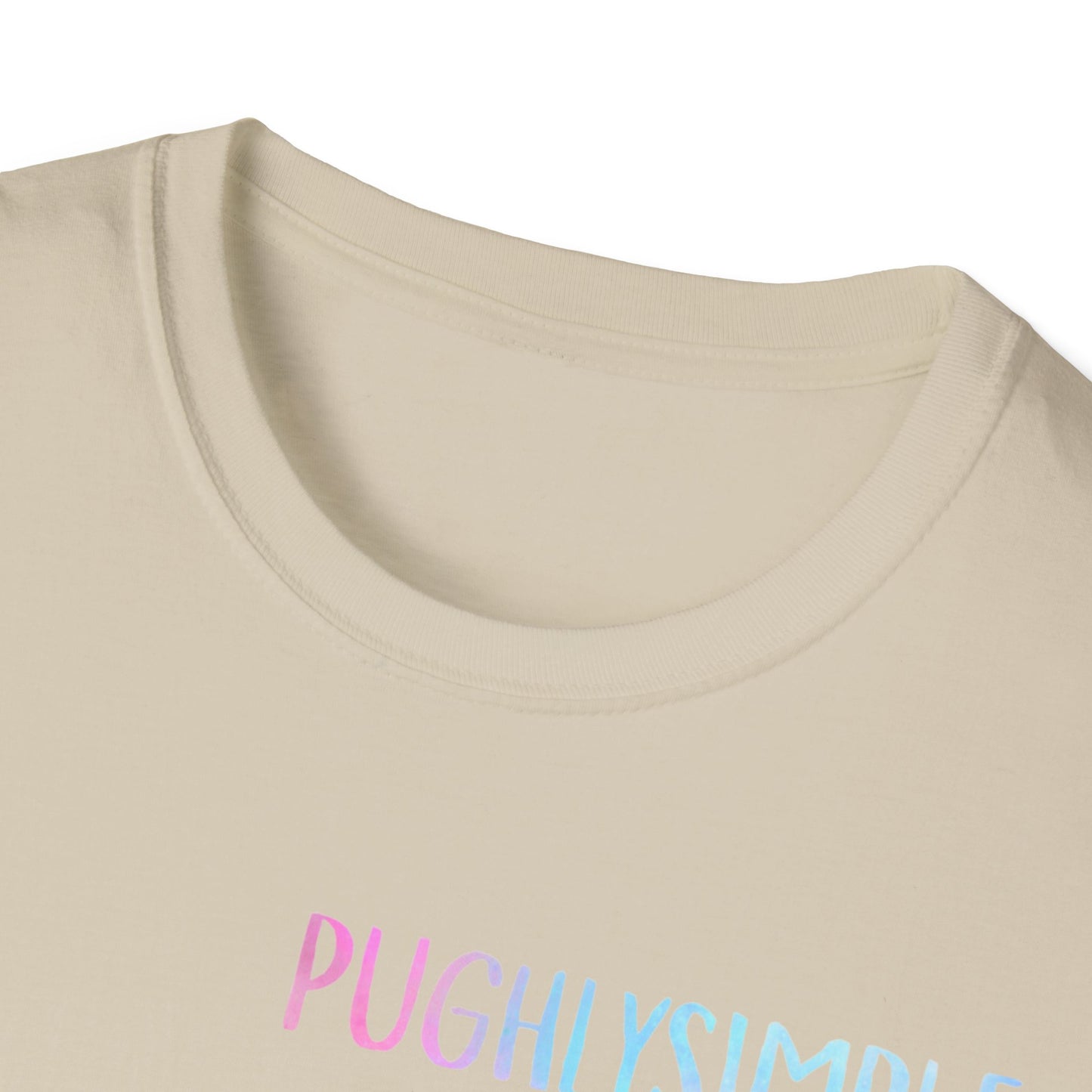 Unisex Softstyle T-Shirt w/back writing