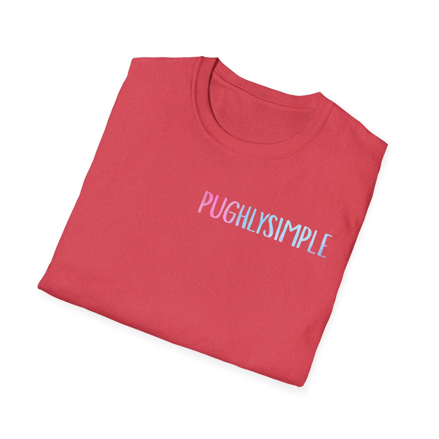 Unisex Softstyle T-Shirt w/back writing