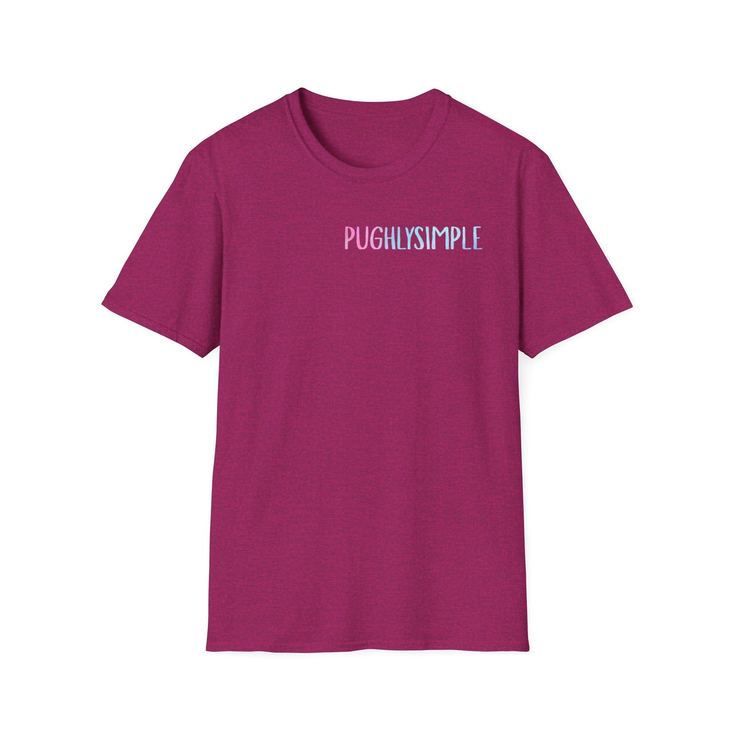 Unisex Softstyle T-Shirt w/back writing