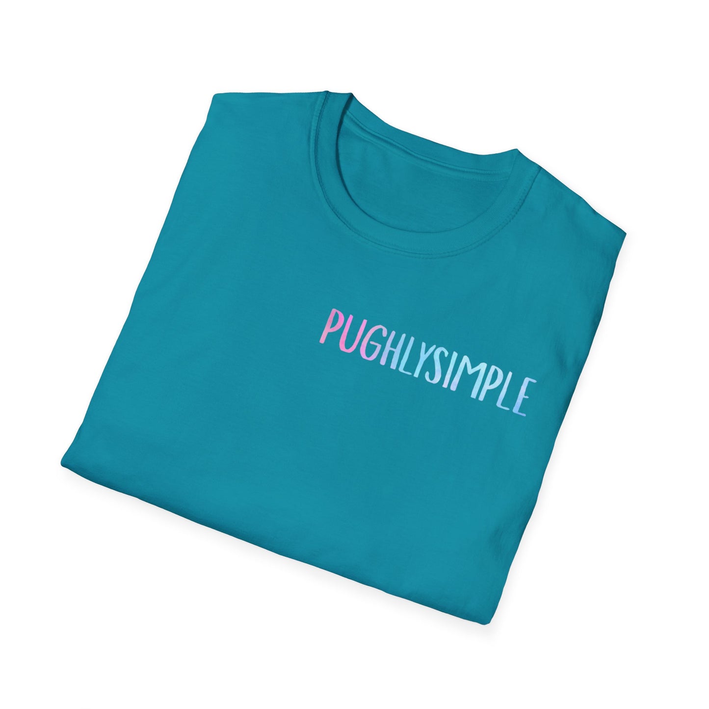 Unisex Softstyle T-Shirt w/back writing