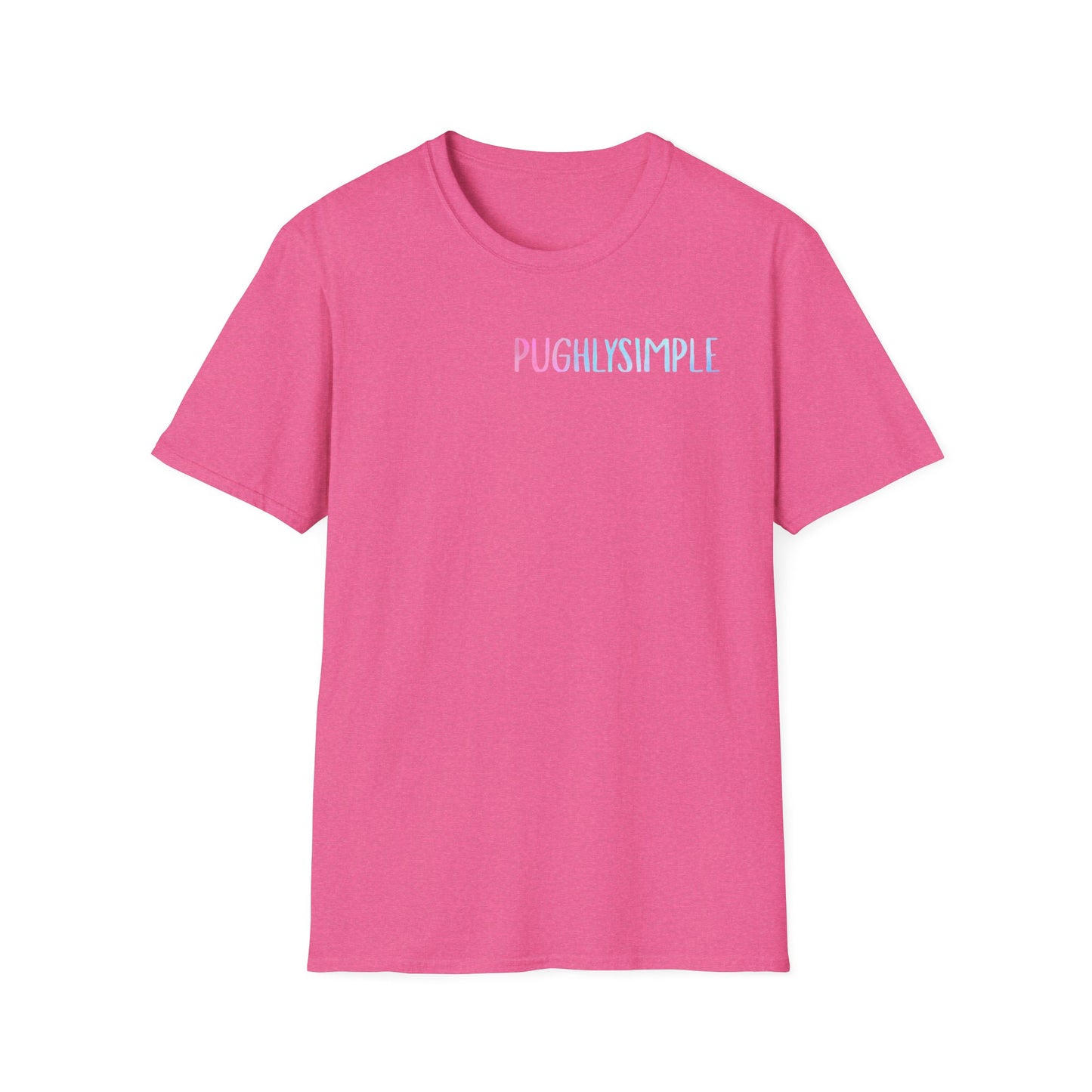 Unisex Softstyle T-Shirt w/back writing