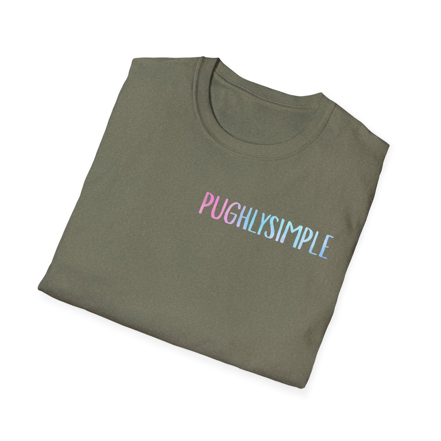 Unisex Softstyle T-Shirt w/back writing