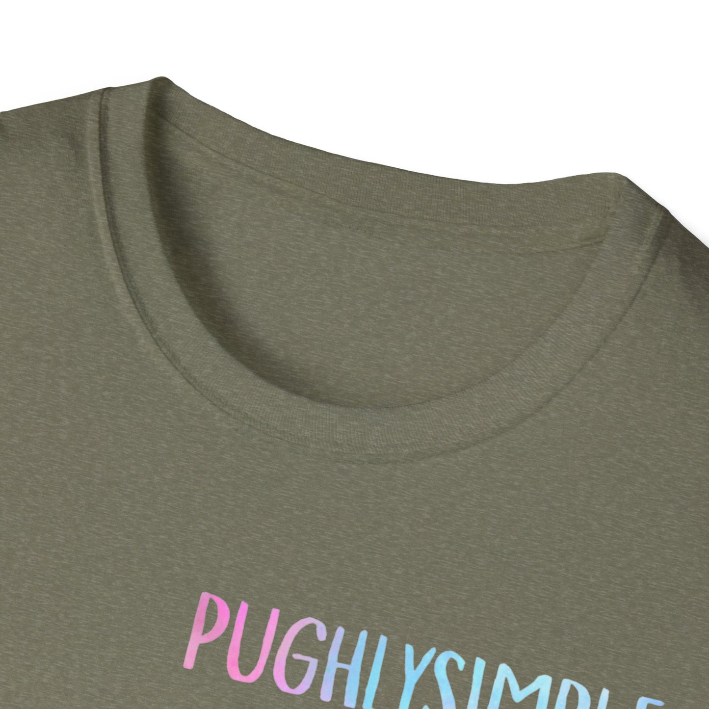 Unisex Softstyle T-Shirt w/back writing