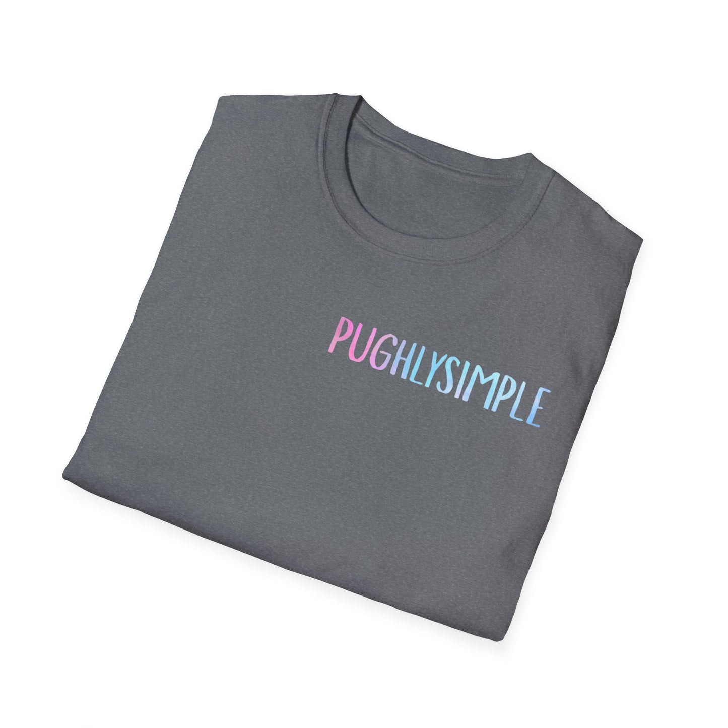 Unisex Softstyle T-Shirt w/back writing