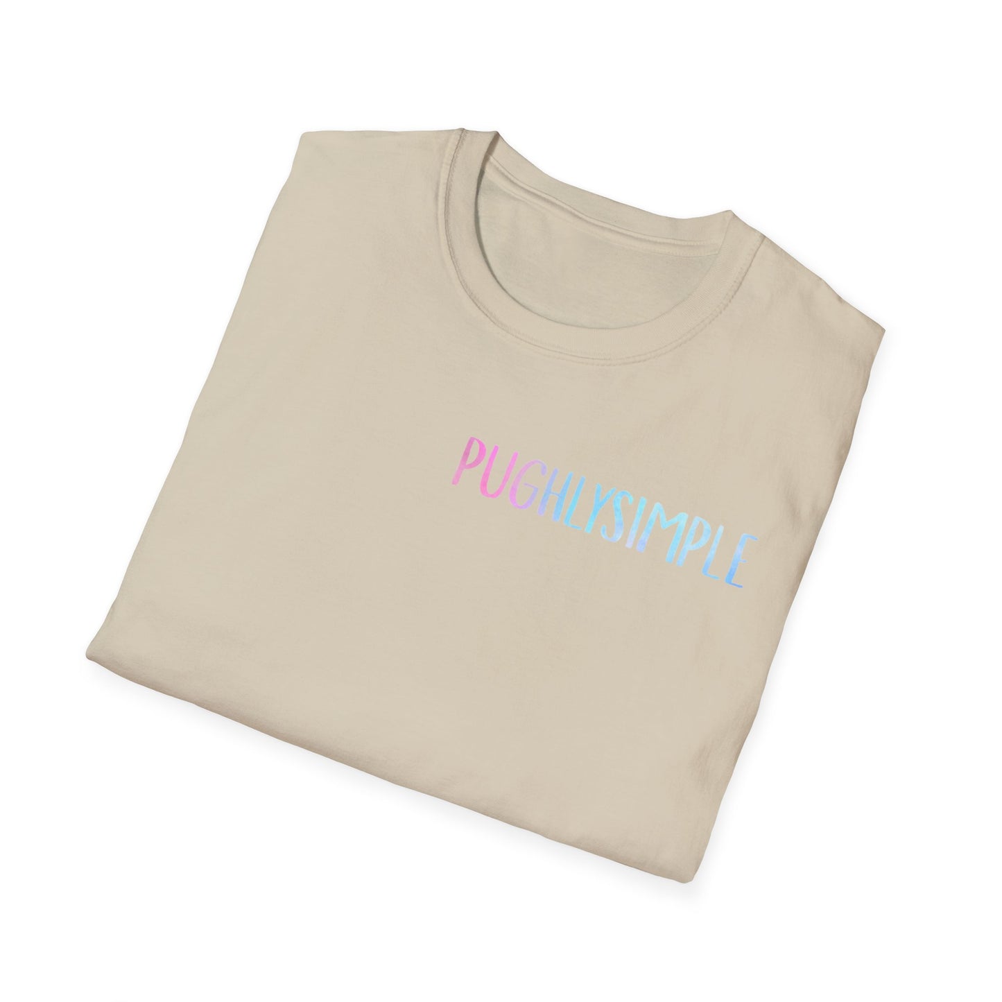 Unisex Softstyle T-Shirt w/back writing