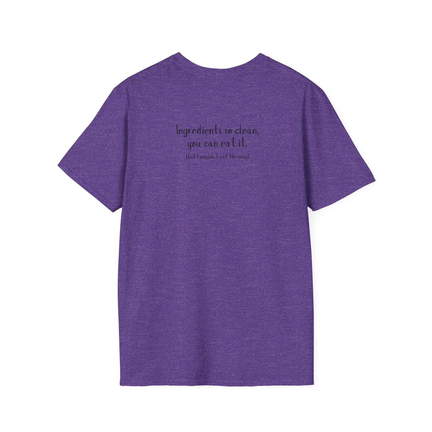 Unisex Softstyle T-Shirt w/back writing