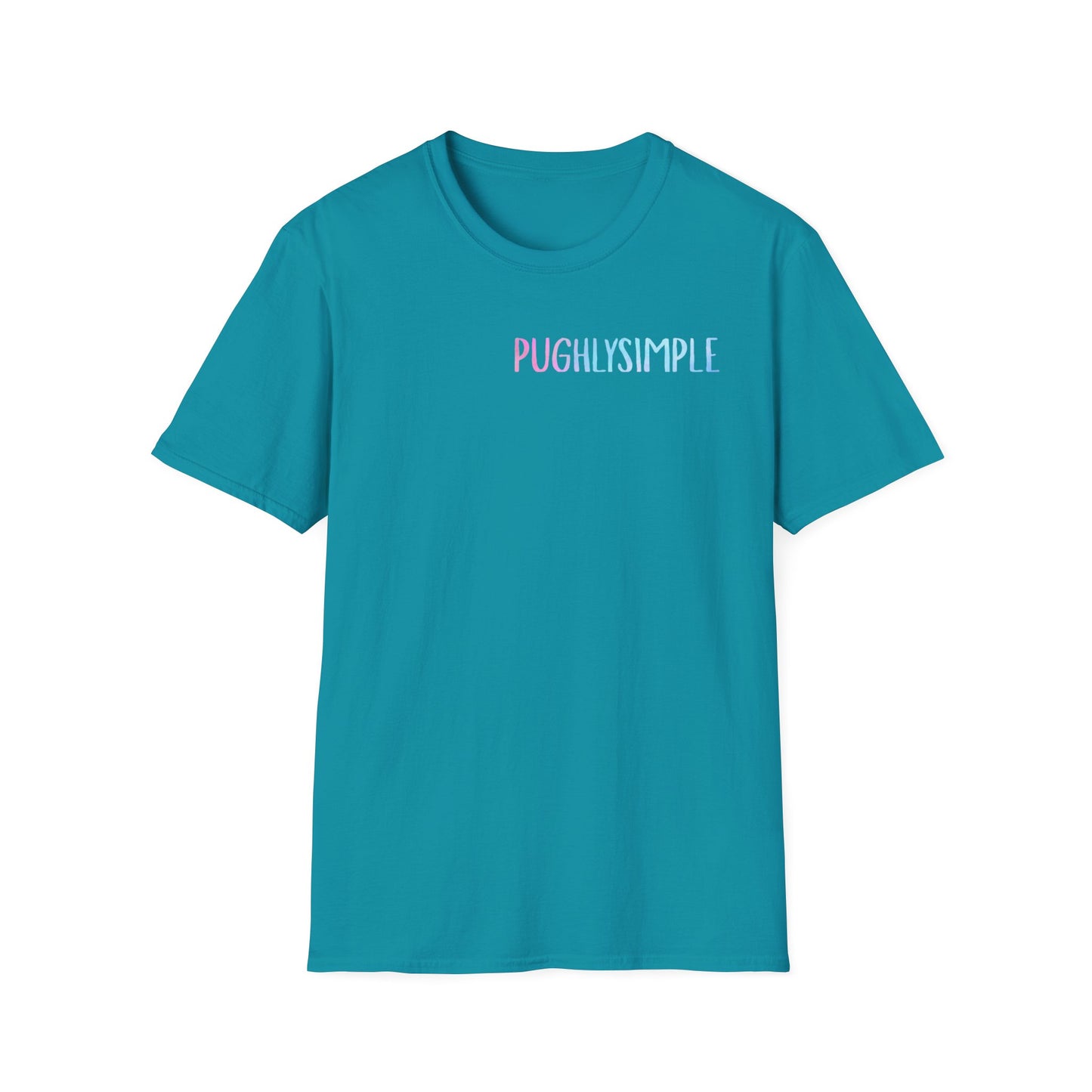 Unisex Softstyle T-Shirt w/back writing