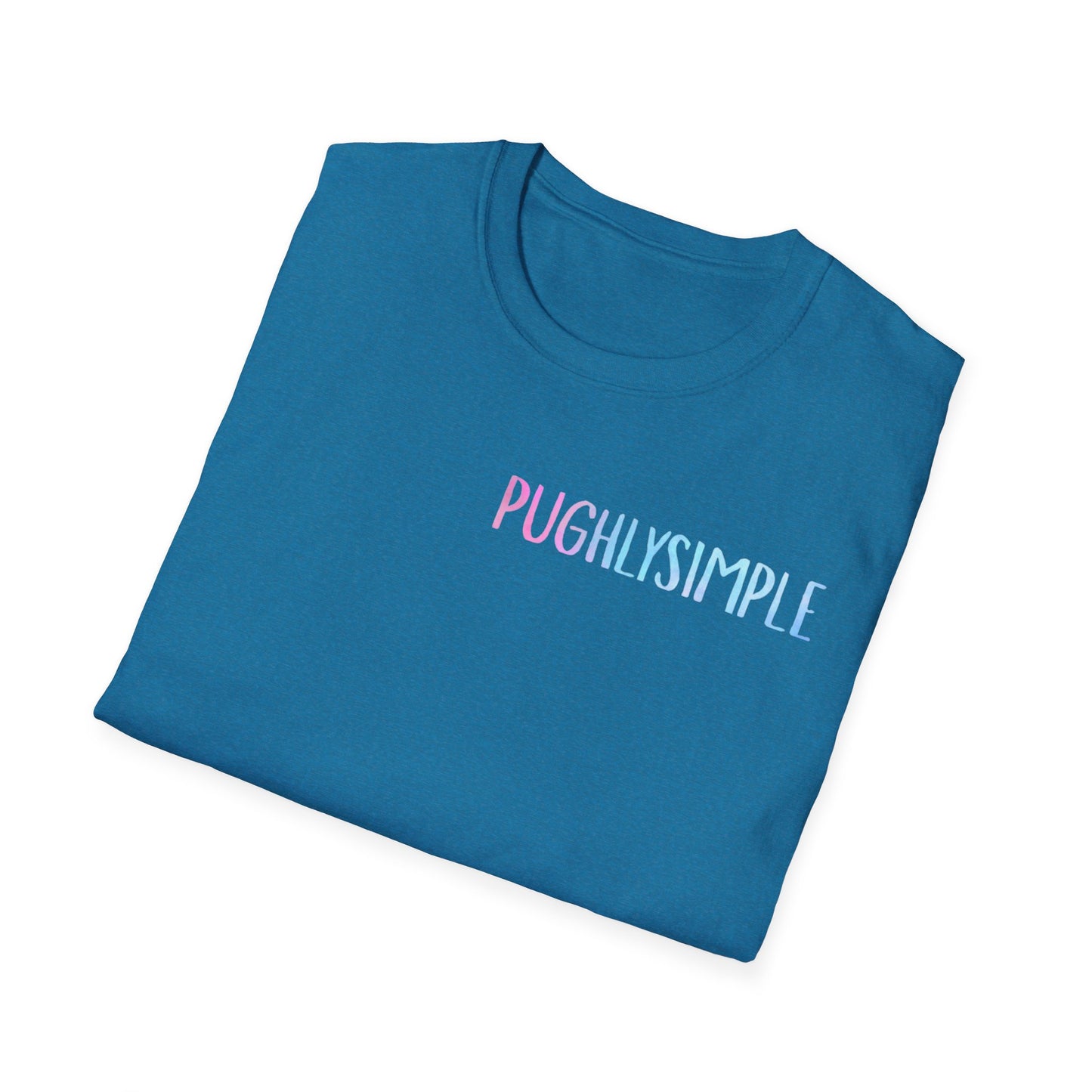 Unisex Softstyle T-Shirt w/back writing
