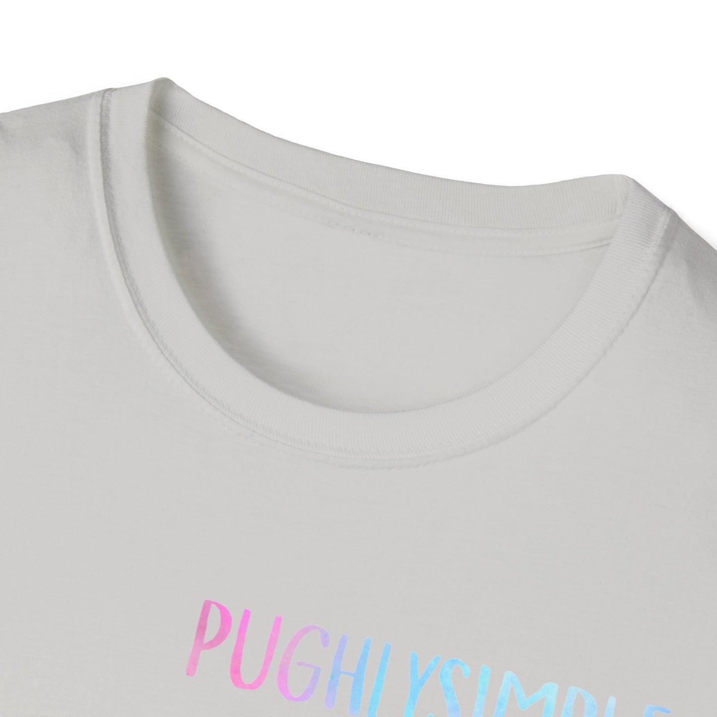 Unisex Softstyle T-Shirt w/back writing